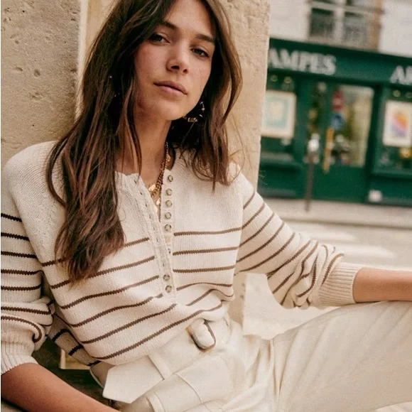 Sezane leontine jumper - Picture 1 of 10